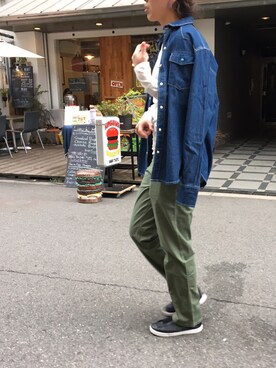 「Born（ボーン）のアイテム（トップス）」を使った、momoさん（レディース・165cm）の冬コーディネート