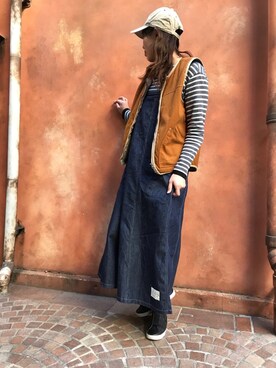 momoさん（レディース・165cm）の冬コーディネート