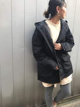 「Born（ボーン）のアイテム」を使った、momoさん（レディース・165cm）の秋コーディネート