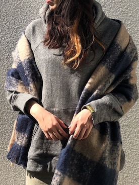 「Born（ボーン）のアイテム」を使った、momoさん（レディース・165cm）の秋コーディネート