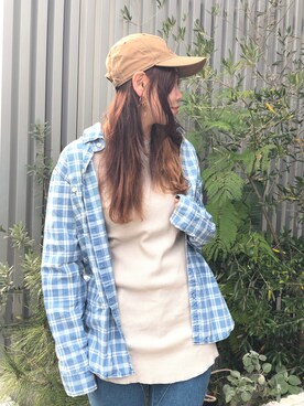 「Born（ボーン）のアイテム」を使った、momoさん（レディース・165cm）の冬コーディネート