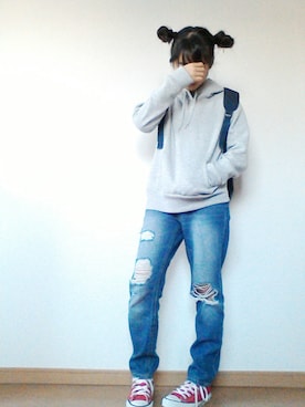 MOMOさん(キッズ・145cm)の冬コーディネート