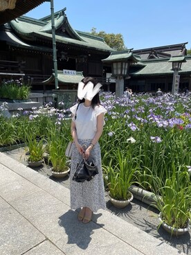 あおいさん(レディース・159cm)の夏コーディネート