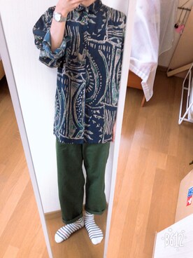 「CONVERSE（コンバース）のアイテム（レッグウェア）」を使った、リョウキさんさん（メンズ・183cm）の春コーディネート