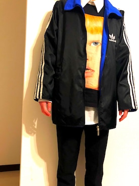 「HBA（フードバイエアー）のアイテム」を使った、T.さん（メンズ・171cm）の冬コーディネート