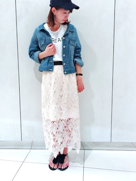 ゆてぃさん（レディース・162cm）の春コーディネート