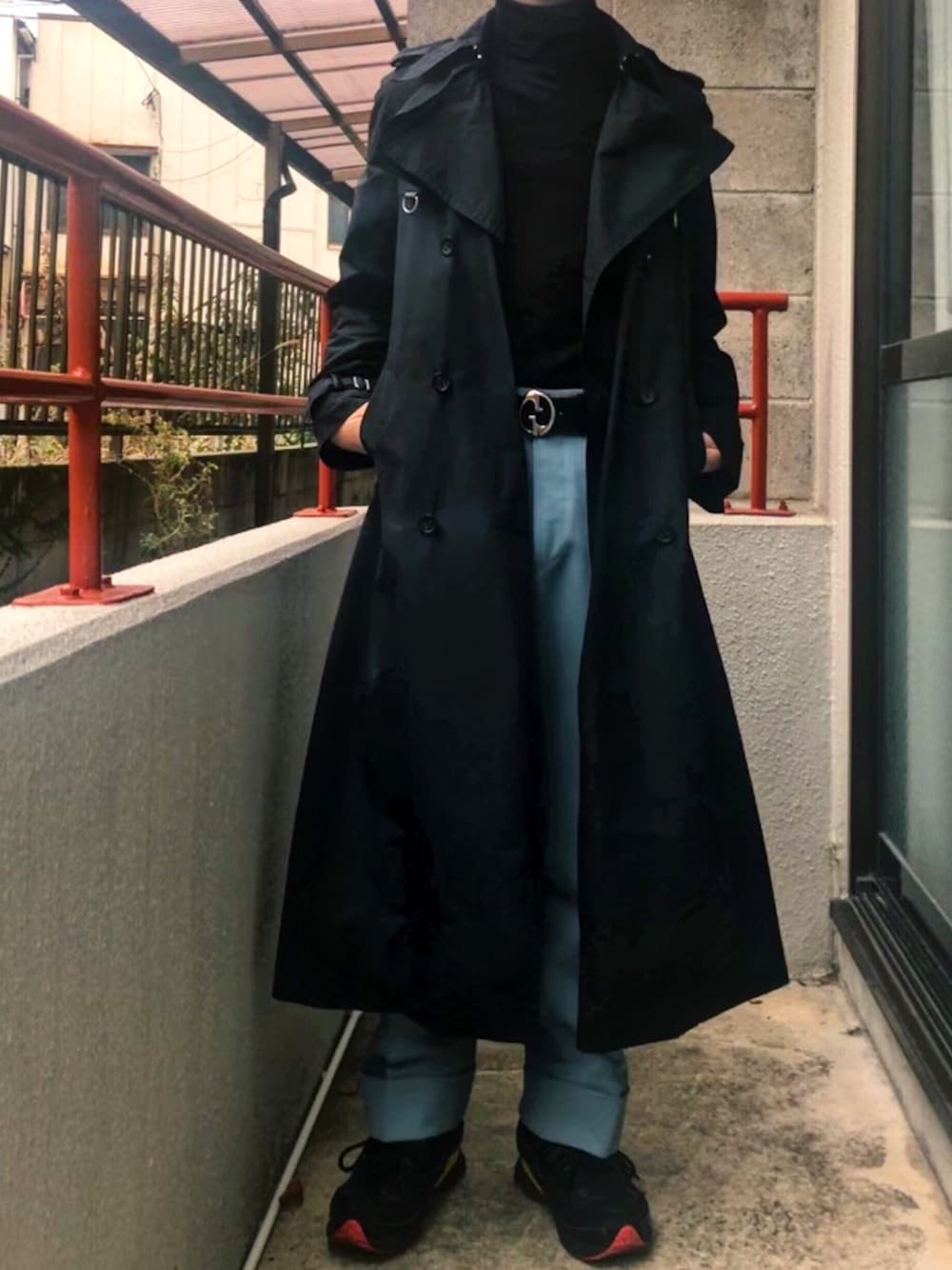 JIL SANDER ジルサンダー トレンチコート JIL SANDERのトレンチコートを使った人気ファッション