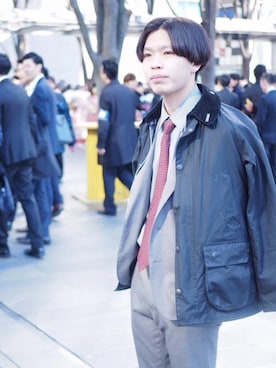 「成人式」｜「アイテム（その他アウター）」を使った、Tenさん（メンズ・168cm）の冬コーディネート