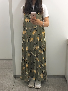 「M/M ATTACHMENT（エムエムアタッチメント）のアイテム（ワンピース/ドレス）」を使った、sarakさん（レディース・158cm）の秋コーディネート