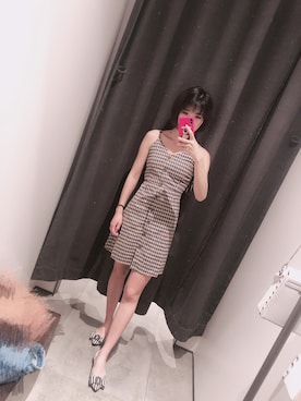 「URBAN RESEARCH（アーバンリサーチ）のアイテム（ジャンパースカート）」を使った、有一种美丽叫奥黛丽赫本さん（レディース・165cm）の夏コーディネート