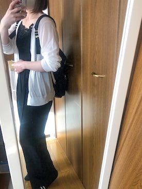 「LAKOLE（ラコレ）のアイテム（キャップ）」を使った、00a00さん（レディース・153cm）の春コーディネート