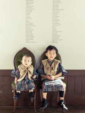 SSKKNTさん（キッズ・100cm）の春コーディネート