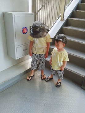 SSKKNTさん（キッズ・100cm）の春コーディネート