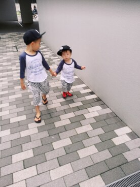 SSKKNTさん（キッズ・100cm）の春コーディネート