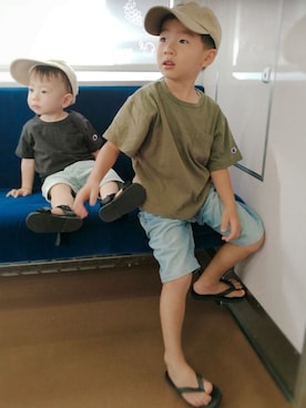 SSKKNTさん（キッズ・100cm）の夏コーディネート