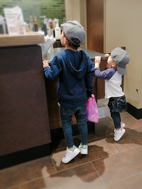 SSKKNTさん（キッズ・100cm）の春コーディネート