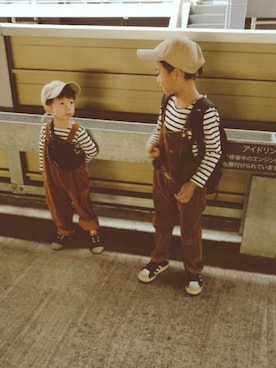 SSKKNTさん（キッズ・90cm）の冬コーディネート