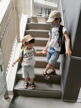 SSKKNTさん（キッズ・90cm）の春コーディネート