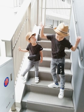 SSKKNTさん（キッズ・90cm）の春コーディネート