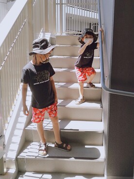 SSKKNTさん（キッズ・90cm）の夏コーディネート