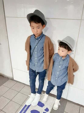 SSKKNTさん(キッズ・100cm)の秋コーディネート