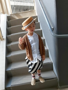 SSKKNTさん（キッズ・100cm）の春コーディネート