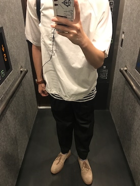 「galvanize（ガルヴァナイズ）のアイテム」を使った、瑞雲さん（メンズ・170cm）の春コーディネート