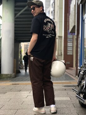 Tomoya  Miuraさん（メンズ・169cm）の春コーディネート