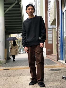 「schott（ショット）のSchott/ショット/Band Ring/バンドリング（リング）」を使った、Tomoya  Miuraさん（メンズ・169cm）の秋コーディネート