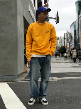 「schott（ショット）のSchott/ショット/Band Ring/バンドリング（リング）」を使った、Tomoya  Miuraさん（メンズ・169cm）の冬コーディネート