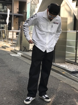 「schott（ショット）のSchott/ショット/Band Ring/バンドリング（リング）」を使った、Tomoya  Miuraさん（メンズ・169cm）の冬コーディネート