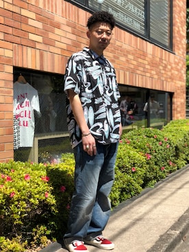 「schott（ショット）のSchott/ショット/Band Ring/バンドリング（リング）」を使った、Tomoya  Miuraさん（メンズ・169cm）の春コーディネート