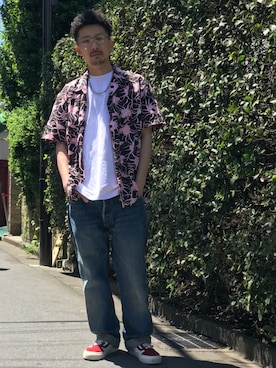 「schott（ショット）のSchott/ショット/Band Ring/バンドリング（リング）」を使った、Tomoya  Miuraさん（メンズ・169cm）の春コーディネート