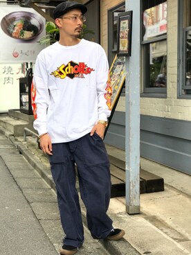Tomoya Miura(Schott LAZONA Kawasaki)｜schottのTシャツ/カットソーを