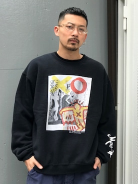 「schott（ショット）のSchott/ショット/ARMY FATIGUE PANTS/アーミー ファティーグ パンツ（その他パンツ）」を使った、Tomoya  Miuraさん（メンズ・169cm）の秋コーディネート