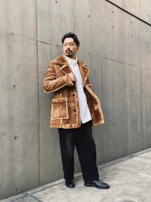 schott - 希少 Schott ショット リアルムートンジャケット XL 42