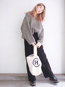 松尾瞳さん（レディース・157cm）の春コーディネート