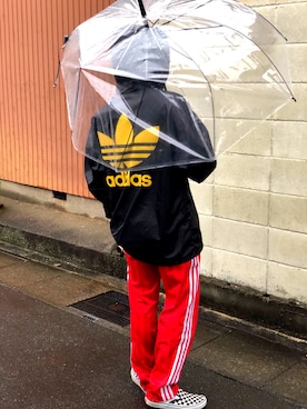 「ナイロンパーカー」｜「アイテム（スリッポン）」を使った、そーまさん（メンズ・170cm）の春コーディネート