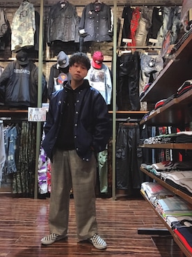 「アイテム（ブルゾン）」を使った、そーまさん（メンズ・170cm・10代）の冬コーディネート