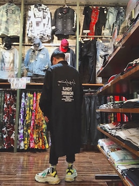 「R（アール）のアイテム」を使った、そーまさん（メンズ・170cm）の冬コーディネート