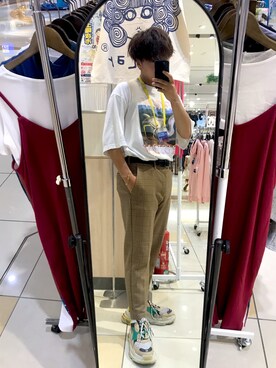 「GIVENCHY（ジバンシイ）のアイテム（アクセサリー）」を使った、そーまさん（メンズ・170cm）の夏コーディネート