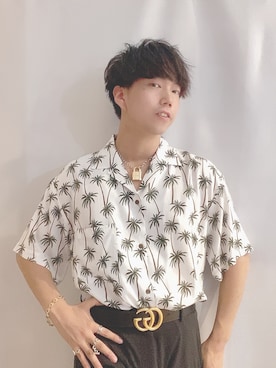 「GIVENCHY（ジバンシイ）のアイテム（アクセサリー）」を使った、そーまさん（メンズ・170cm）の夏コーディネート