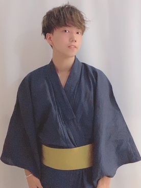「浴衣」｜「アイテム（その他アウター）」を使った、そーまさん（メンズ・170cm）の夏コーディネート