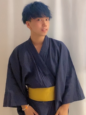 「浴衣」｜「アイテム（その他アウター）」を使った、そーまさん（メンズ・170cm）の夏コーディネート