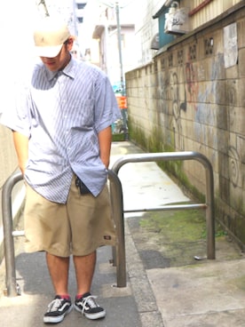 「90s」｜「アイテム（その他）」を使った、ƘɑՀմԵօ。さん（メンズ・170cm）の夏コーディネート