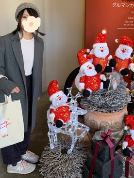 「nice claup」｜「アイテム（チェスターコート）」を使った、e r i n a ⋈*｡ﾟさん（レディース・152cm）の冬コーディネート
