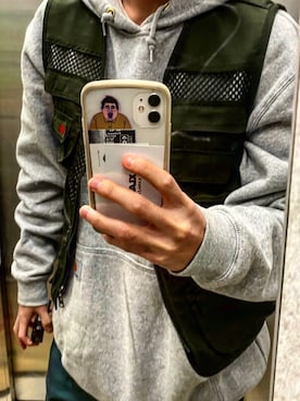 「XLARGE（エクストララージ）のアイテム（PC・スマホグッズ/家電）」を使った、フジモトさん（メンズ・179cm）の冬コーディネート