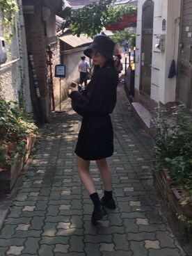 「stradivarius（ストラディバリウス）のアイテム（ローファー）」を使った、なかはるさん（レディース・160cm）の秋コーディネート