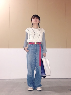 「Maiami（マイアミ）のアイテム」を使った、muuさん（レディース・150cm）の春コーディネート