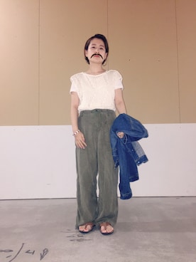 「Maiami（マイアミ）のアイテム」を使った、muuさん（レディース・150cm）の春コーディネート